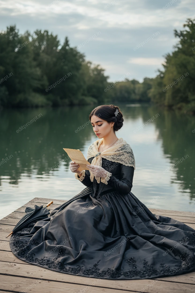 cinematic ai photo prompt — Words of the Heart Cinematic AI Photo Prompt for Girls