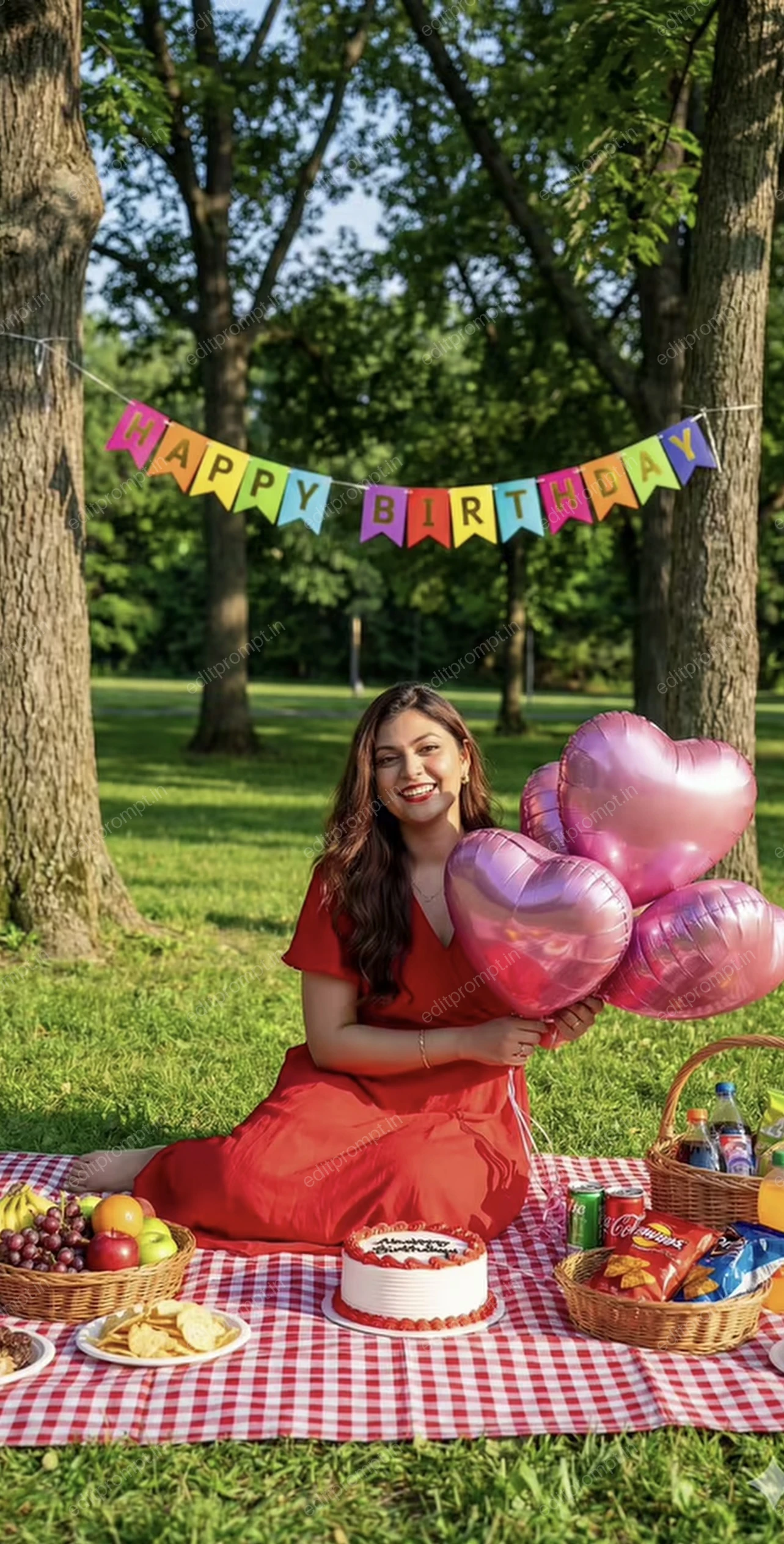birthday ai photo prompt — Happy Birthday AI Photo Prompt for Girls