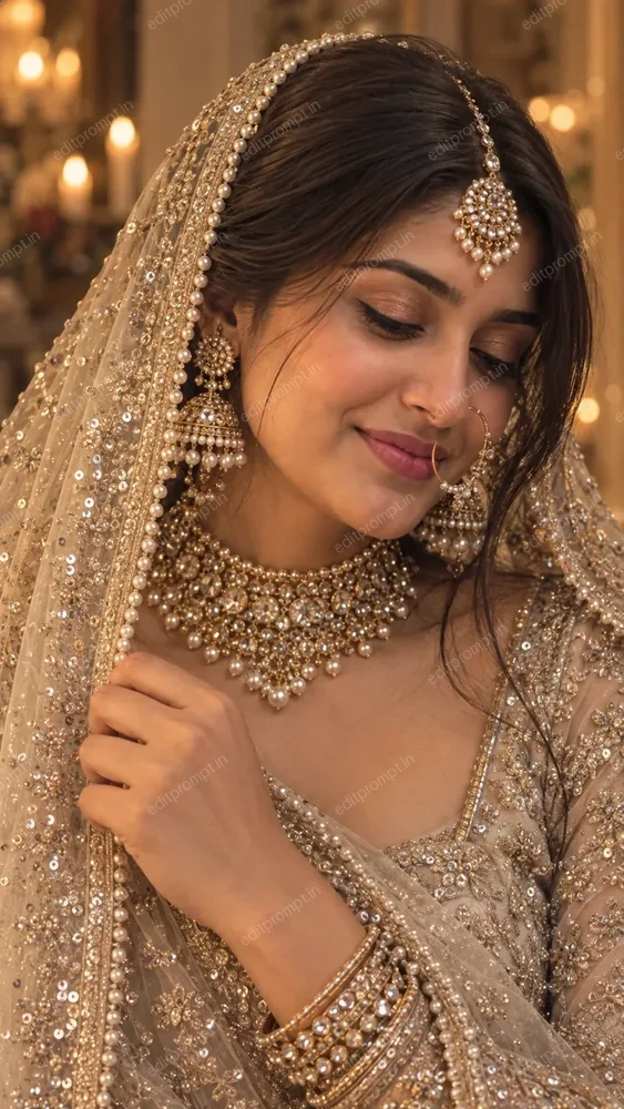 wedding prompt — Wedding Saree AI Photo Prompt for Girls