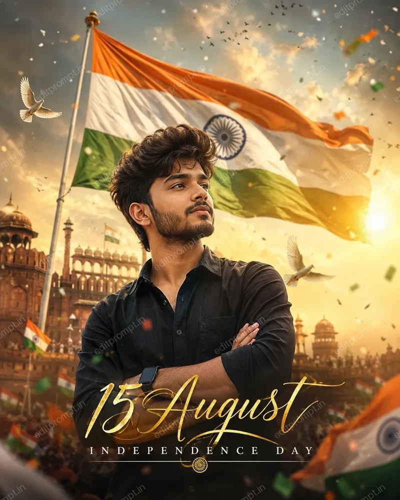 festive days prompt — Viral 15 August AI Photo Editing Prompt for Independence Day