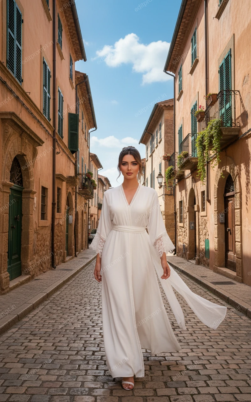 travel ai photo prompt — Golden Mediterranean Dreams Travel AI Photo Prompt for Girls