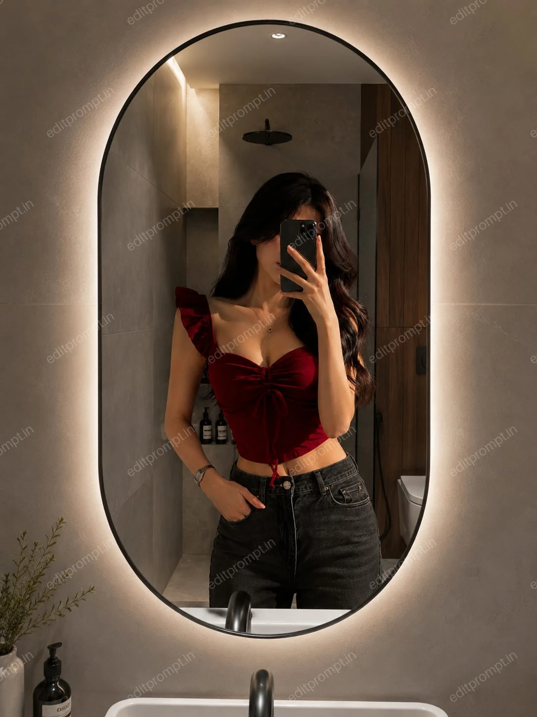 selfie prompt — Trending Asthetic Mirror Selfie Prompt