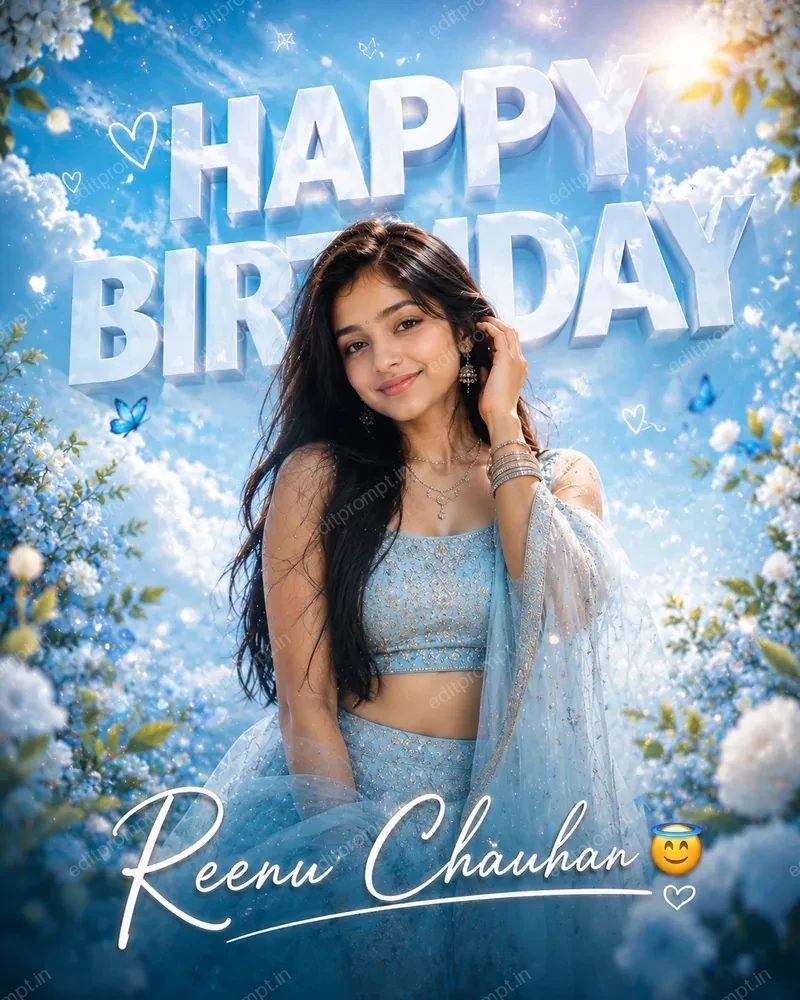birthday prompt — Beautiful Birthday Poster AI Prompt
