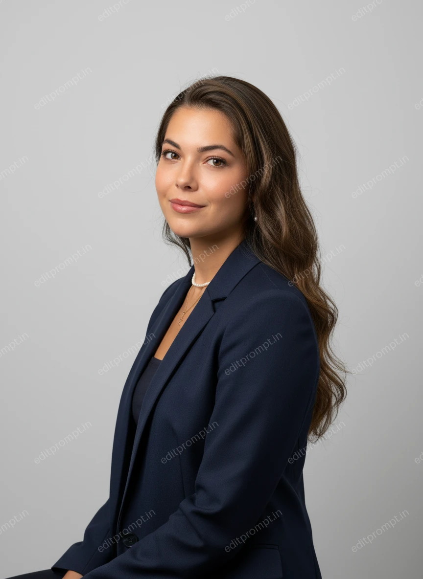 portrait ai photo prompt — The Modern Executive Portrait AI Photo Prompt for Girls