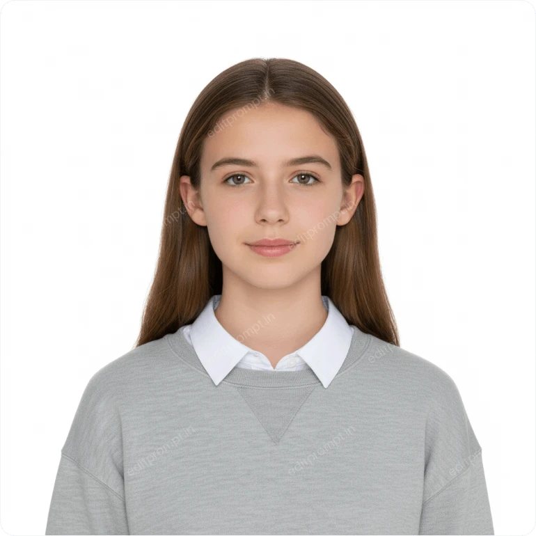 portrait ai photo prompt — Id photo Portrait AI Photo Prompt for Girls