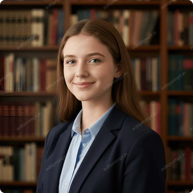 portrait ai photo prompt — Academic Portrait AI Photo Prompt for Girls