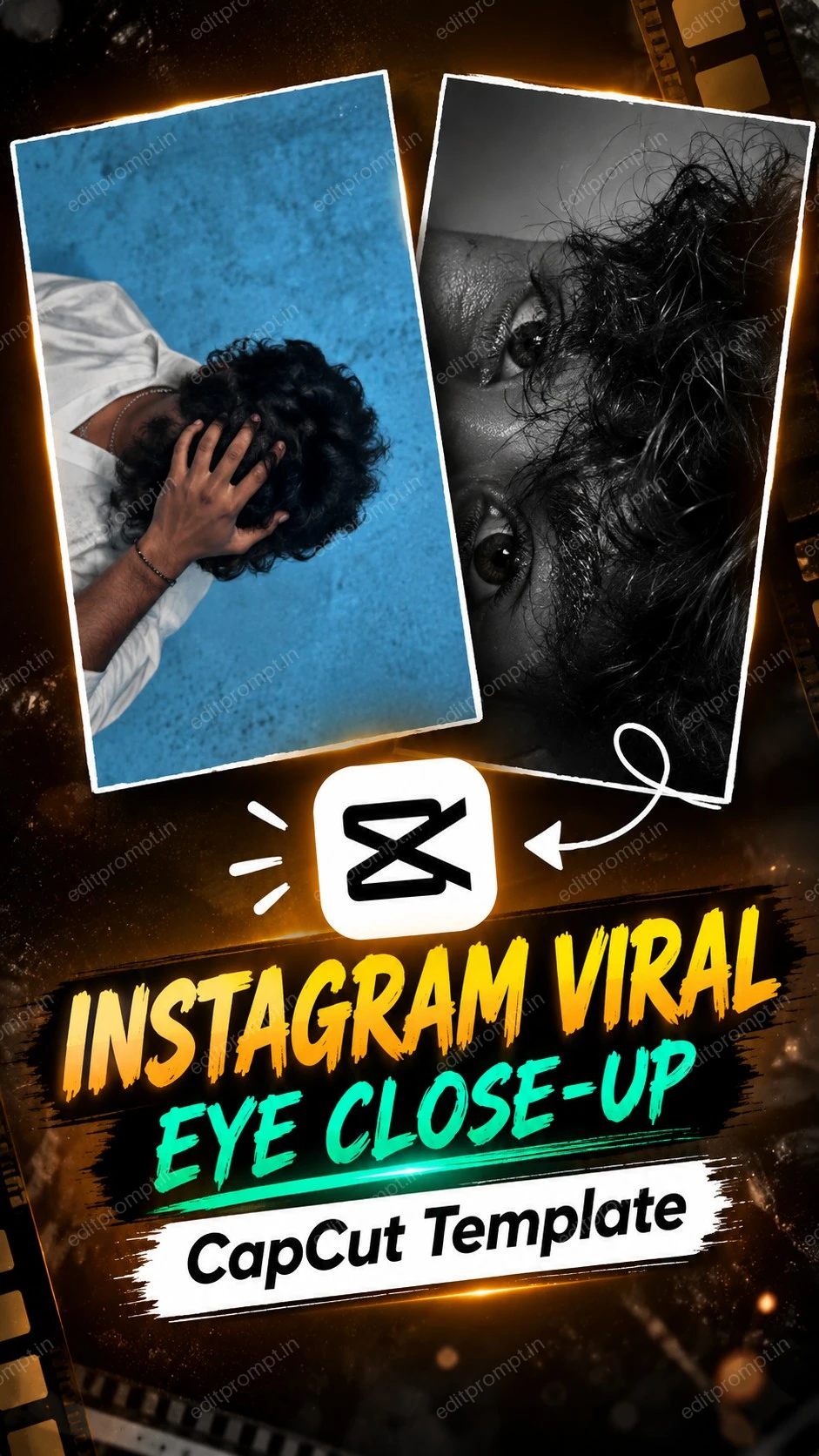 Eye Close-Up Zoom Edit template poster