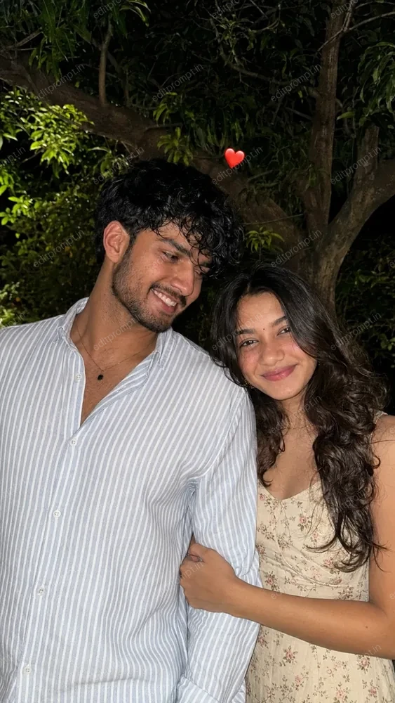 portrait prompt — Candid Couple Under the Trees Prompt