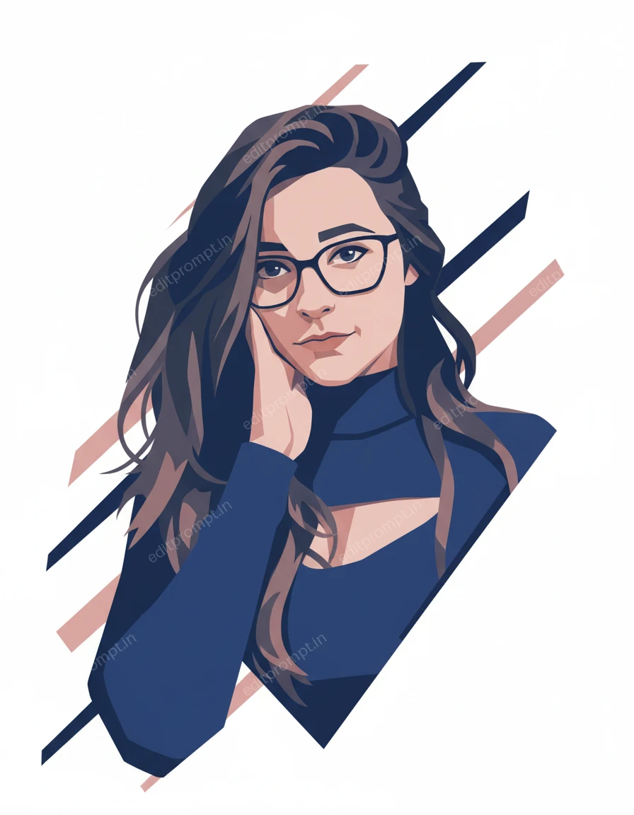 cartoon ai photo prompt — Shapes of Thought Cartoon AI Photo Prompt for Girls