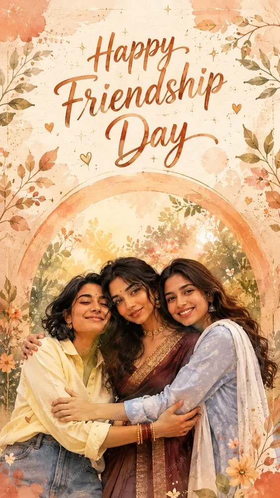 photo prompt — Happy Friendship Day Girls AI Photo Prompt 2026