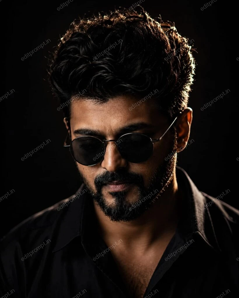 cinematic prompt — Dark Instagram Profile Picture Prompt