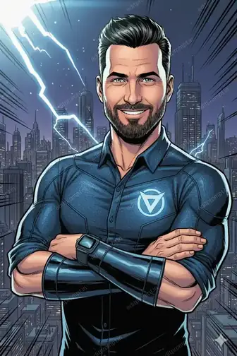 cartoon ai photo prompt — Marvel Style Cartoon AI Photo Prompt for Girls