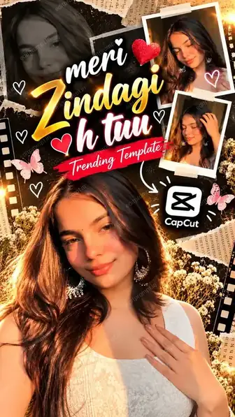 Meri Zindagi H Tuuu Trending CapCut Template