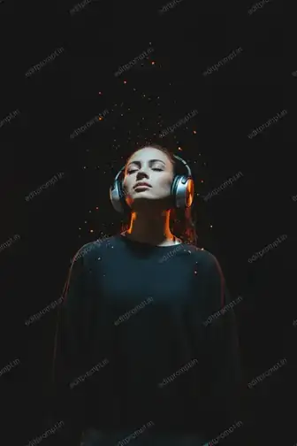 portrait ai photo prompt — Sparks & Silence Portrait AI Photo Prompt for Girls