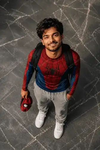 photo prompt — Viral Spider Man AI Photo Prompt for Boys