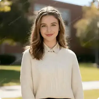 portrait ai photo prompt — Casual Portrait AI Photo Prompt for Girls
