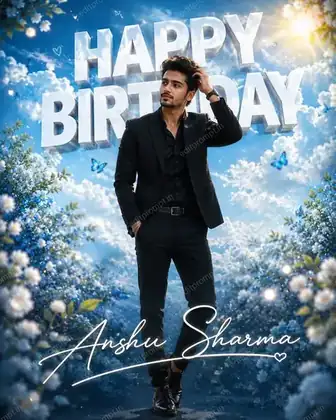 birthday prompt — Cinematic Birthday Poster Prompt for Men
