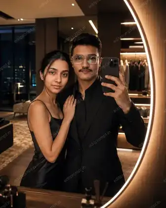 selfie prompt — Couple Mirror Selfie Prompt AI Photo Prompt