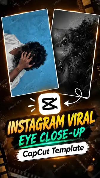 Eye Close-Up Zoom Edit template poster