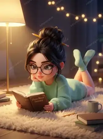 cartoon ai photo prompt — 3D chibi Cartoon AI Photo Prompt for Girls