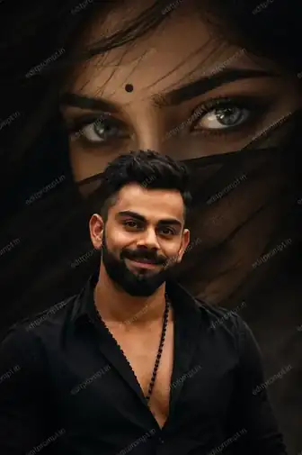 portrait ai photo prompt — DOUBLE Exposure photo edit Portrait AI Photo Prompt for Couple