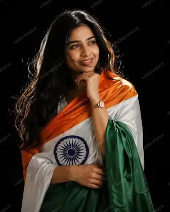 festive days prompt — Luxury DSLR Tricolor Portrait Prompt